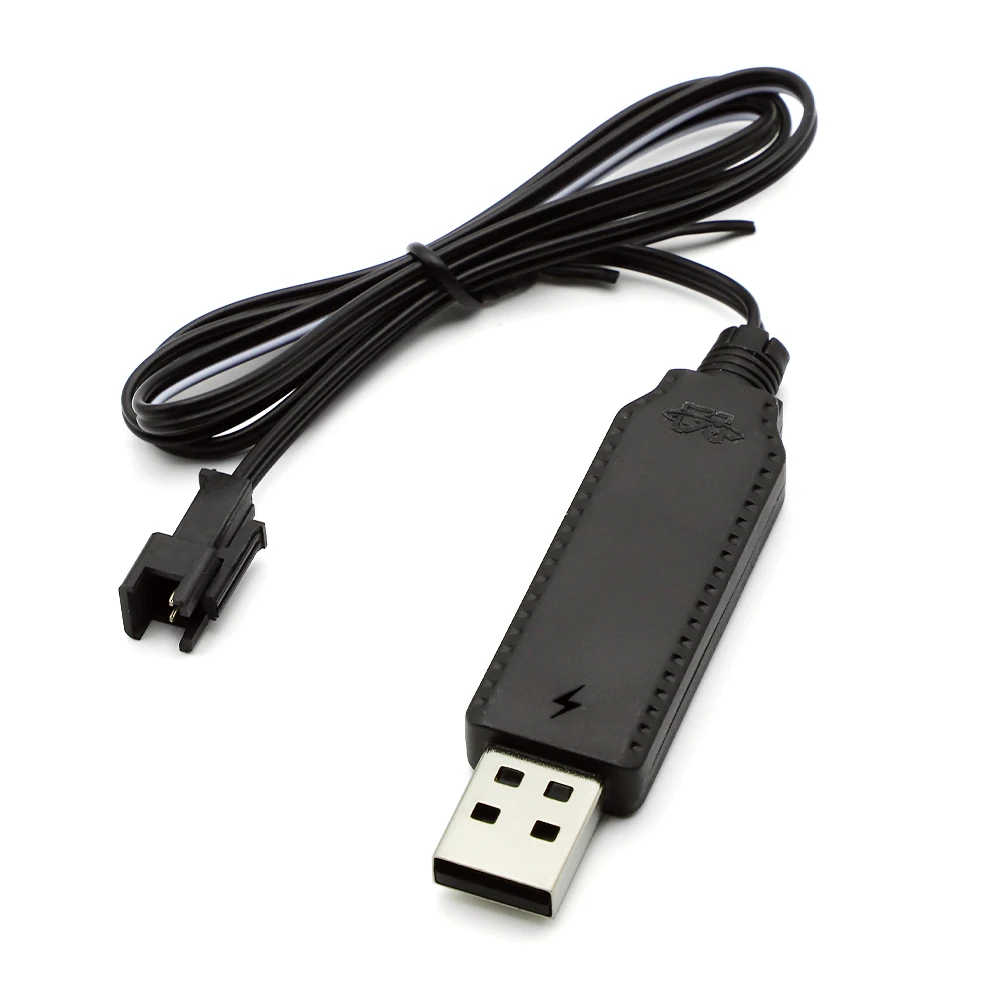 1-10 Uds Cable cargador USB para cargador de batería de litio de 3,7 V SM-2P piezas de coche RC avance RC Quadcopter accesorios de aviones de juguete