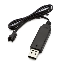 Cable de carga USB con conector SM-2P para baterías de litio de 3,7 V