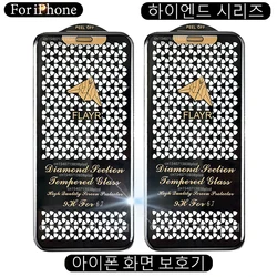 Protector de pantalla vidrio templado para iPhone 15, 14, 13, 12 y 11