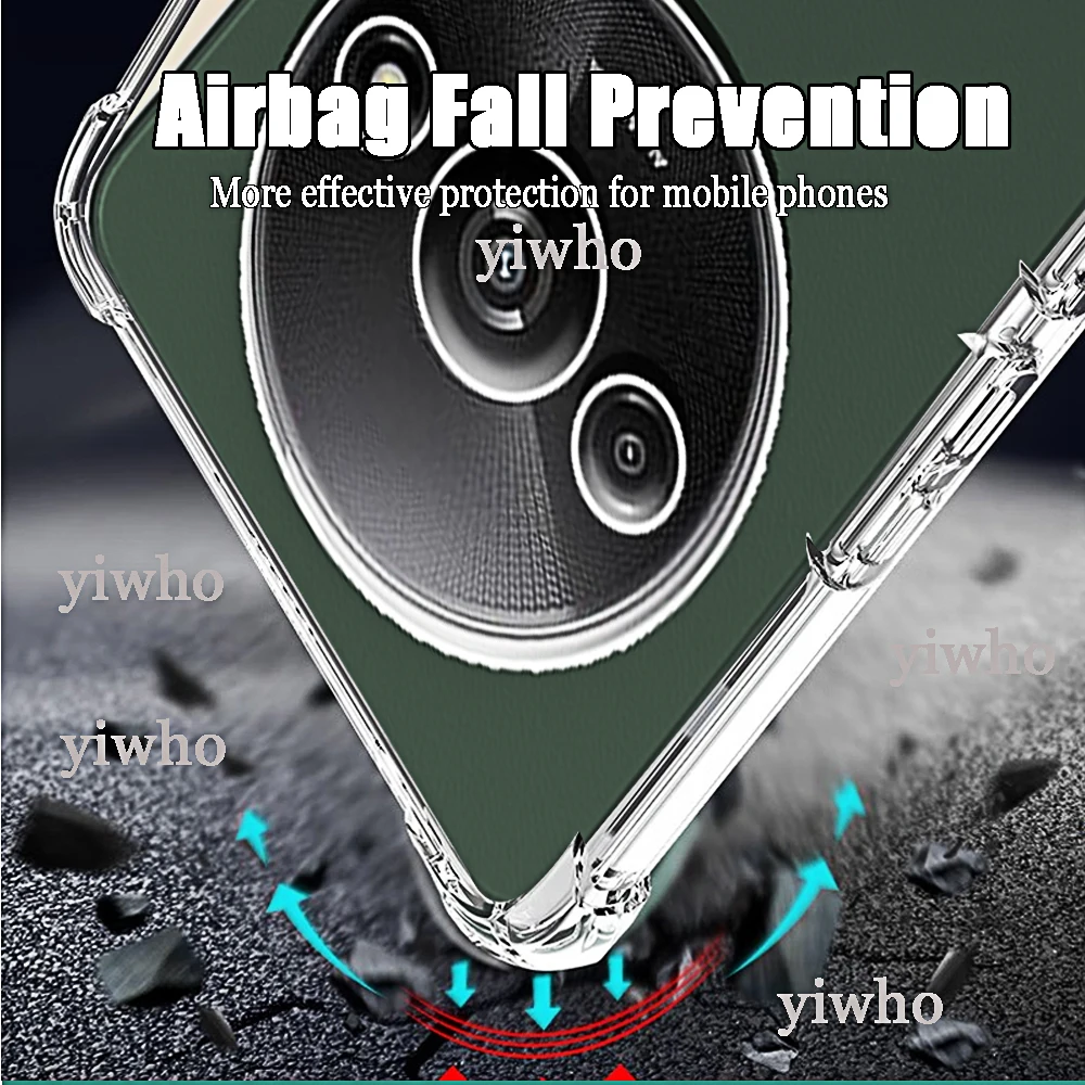 Funda de teléfono a prueba de golpes para Xiaomi Redmi A3 A2 A1 Plus A 3 2 1 + transparente transparente Note 13 Pro 4G 5G Plus funda trasera suave de TPU - imagen 3