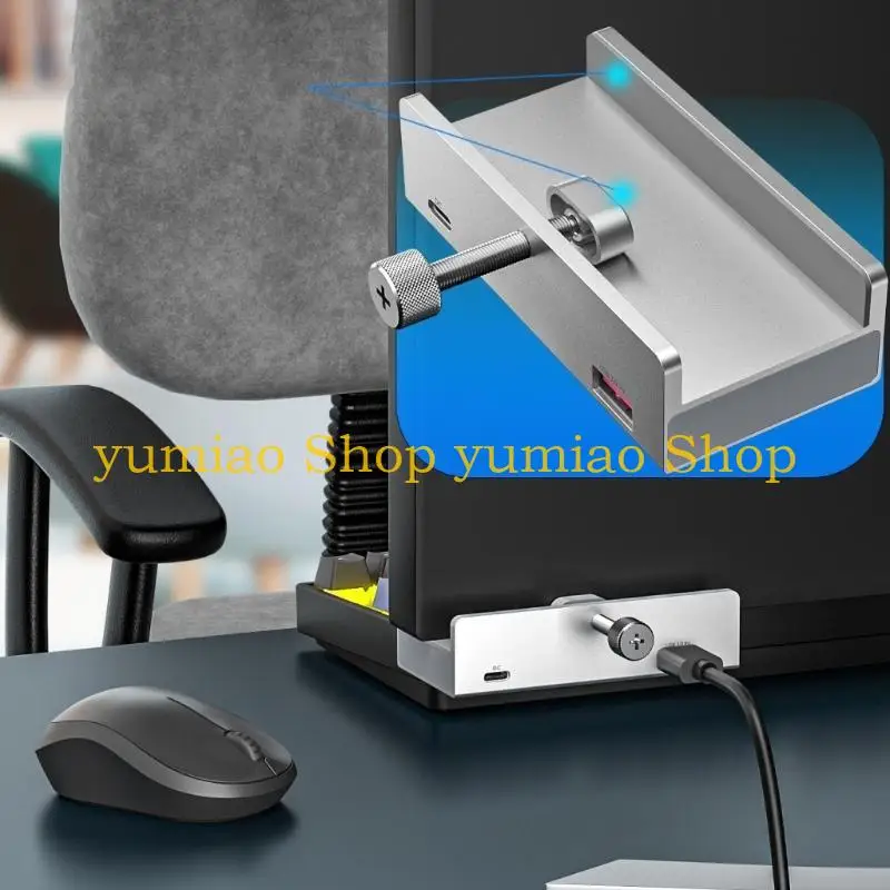 587b Hub USB Tipo Card lector lector con doble USB3.0 y ranuras para tarjetas memoria para expansor transferencia - imagen 4