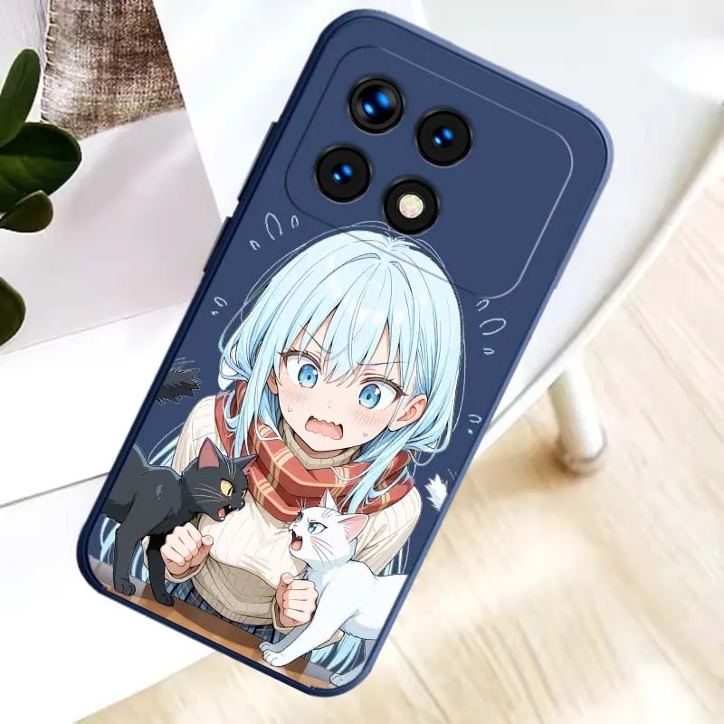 Funda de Anime FanArt Girl para Xiaomi Poco F7 F6 F5 F4 F3 F2 F1 M3 C75 C71 C65 C61 C55 C51 C50 C40 Ultra Pro - imagen 2