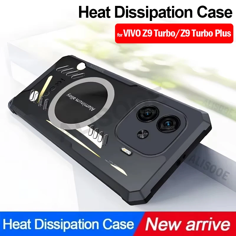 Capa transparente HD para iQOO Z9 Turbo Plus, Funda protectora contra disipación de calor para Vivo iQOO Z9 Turbo Funda - imagen 2