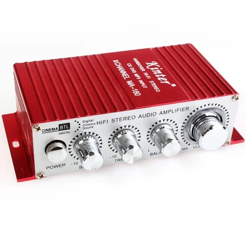 Amplificador HIFI estéreo de 2 canales, chips amplificadores operacionales, amplificadores de potencia automáticos de 12V para amplificador de barco, amplificador de Audio de coche de aleación Mini USB - imagen 4