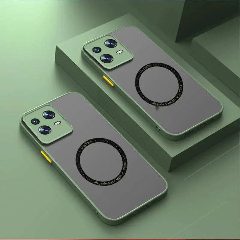 Magsafe-funda de carga magnética inalámbrica para móvil, carcasa transparente mate para Xiaomi 12, 12s, 12T, 13T, 14, 13 Pro, Ultra, Mi13 Pro - imagen 4