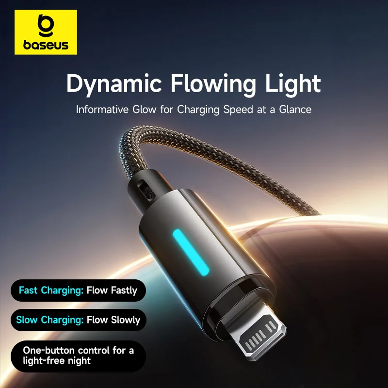 Baseus PD 20W Cable USB C de carga rápida para iPhone 14 13 12 11 Pro Max Cable para iPhone Cable cargador para iPad - imagen 2