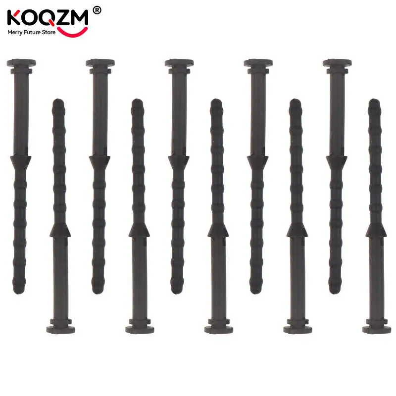 Tornillos de silicona para ordenador, accesorios para PC con cubierta, antiruido, vibración, absorción de impacto, 65mm, 10 Uds.