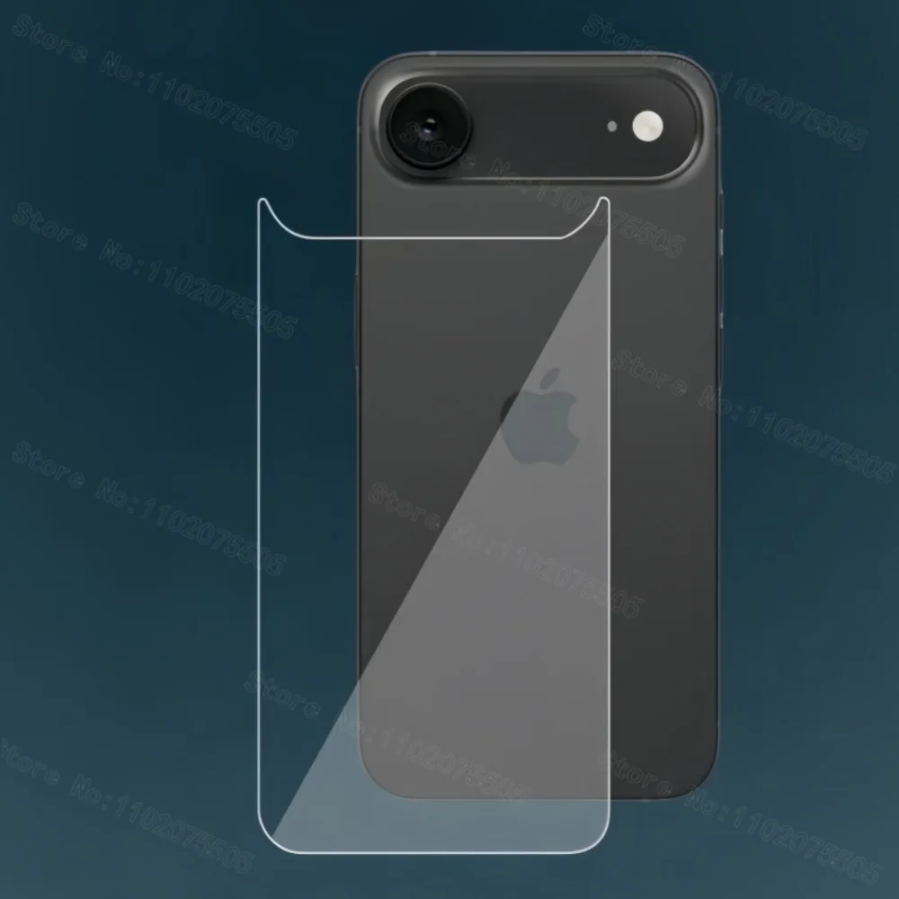 Protector de pantalla trasera transparente HD 2 en 1 para IPhone 17 Pro Max 17 Air 17 Pro 16 15 14 Pro 13 12Pro Max lente antideslumbrante vidrio templado - imagen 4