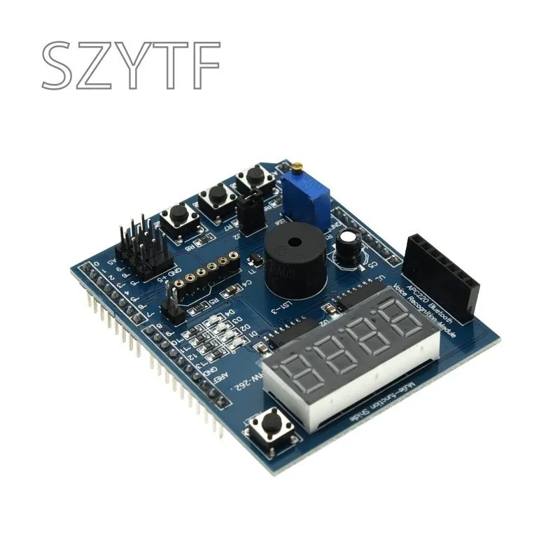 Escudo multifunción con zumbador LM35 4 dígitos Módulo de placa de expansión LED Digital para Arduino UNO R3 Lenardo Mega2560 Diy Kit - imagen 2