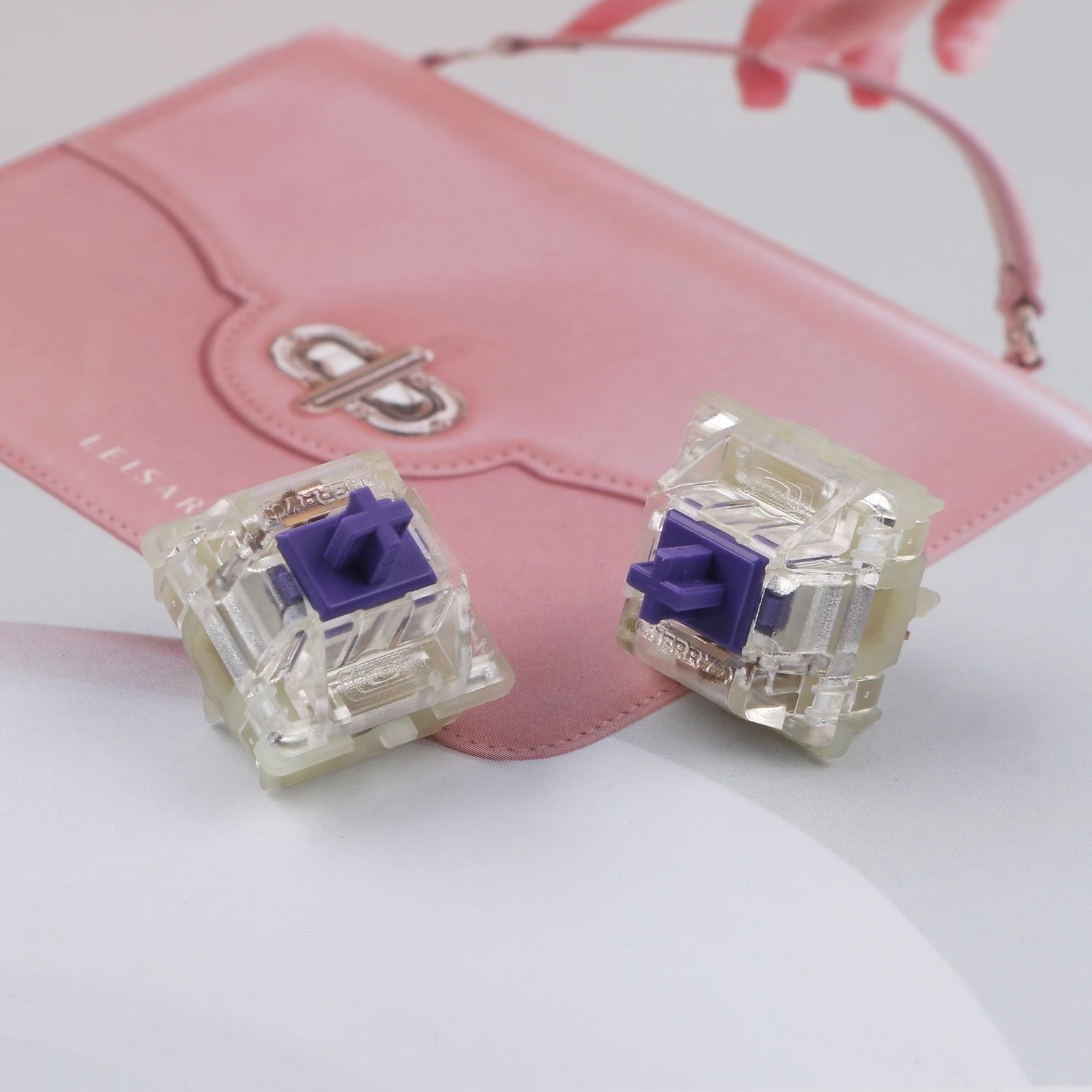 Cherry MX2A Switch RGB Original CHERRY Purple Switch MX2A Paragraph 55g Customized Hot Swap Mechanical Keyboard Switch - imagen 2