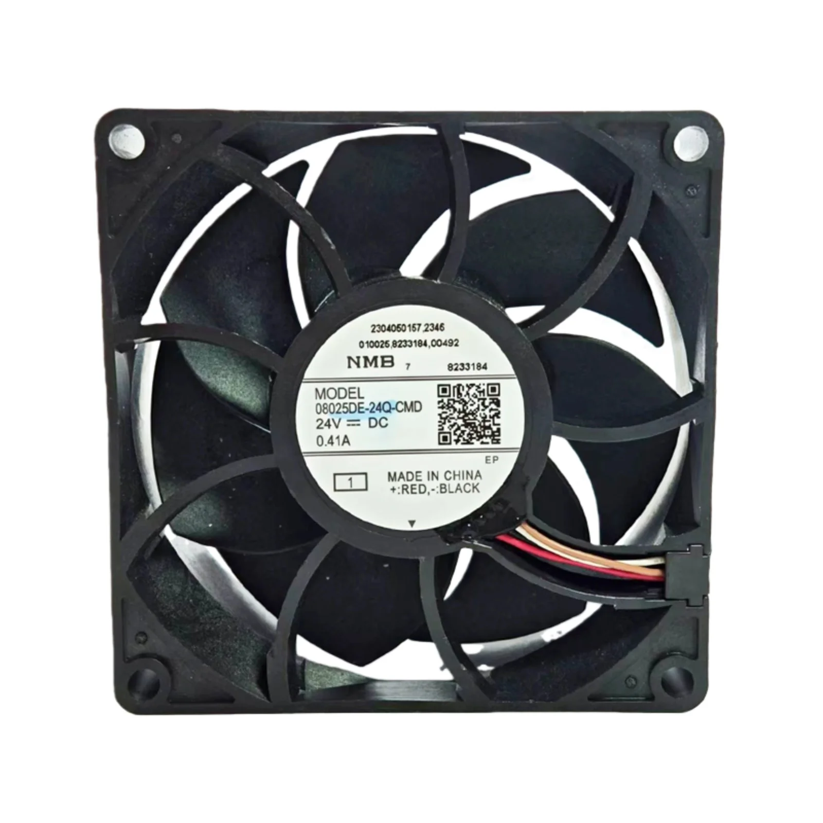 24V 0.41A 08025DE-24Q-CMD Inversor/Ventilador de refrigeración del inversor fotovoltaico, ventilador sin escobillas CC de alto flujo de aire para equipos industriales - imagen 3