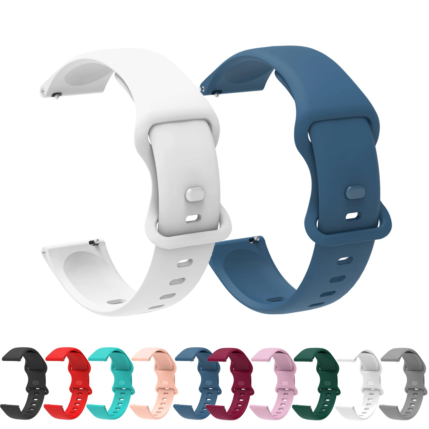 Correa de reloj de 22mm para Xiaomi Watch S1/S1 Active/S3/S4, correa de repuesto para Xiaomi Mi Watch Color/Color 2/pulseras deportivas