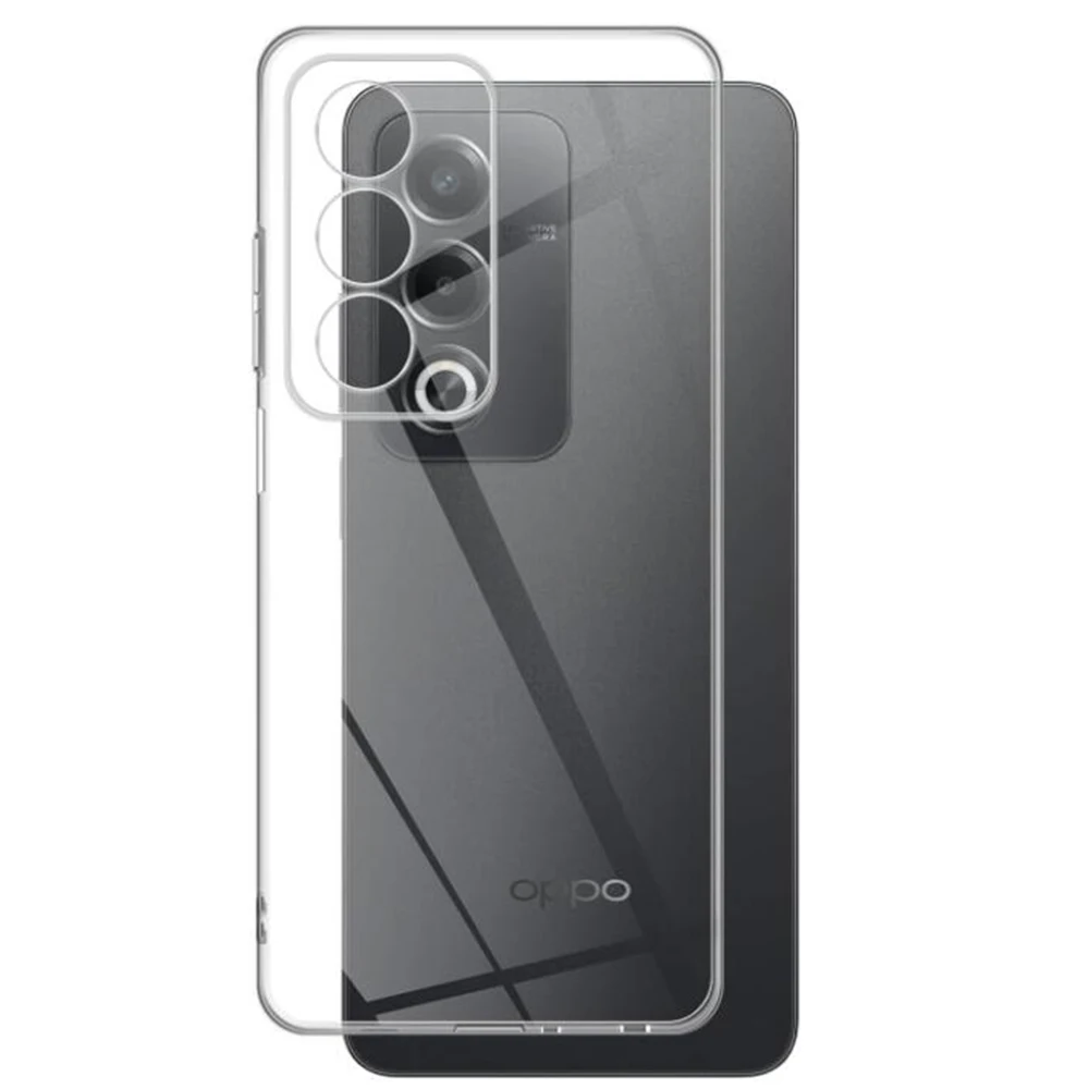 Funda de teléfono transparente de TPU suave para OPPO A3 Pro A3 Energy A80 5G