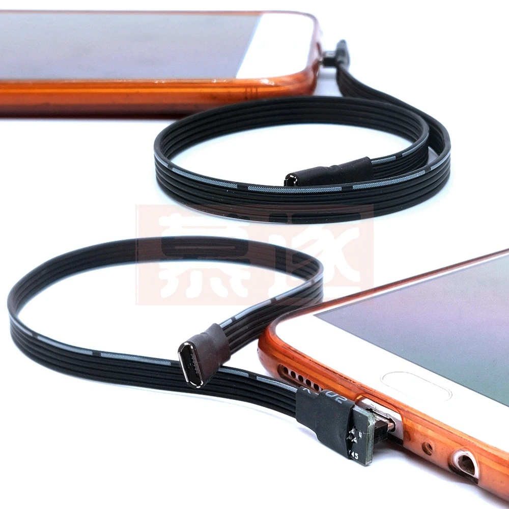 Extensor de extensión Micro USB hembra a Micro USB macho F/M, Cable OTG corto de carga de fecha, blanco y negro, 5cm, 20CM, 50CM, 10CM, 1m - imagen 3