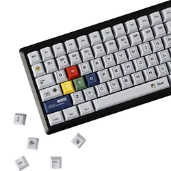 Keycaps PBT Cherry para teclado mecánico MX – Diseño Minesweeper