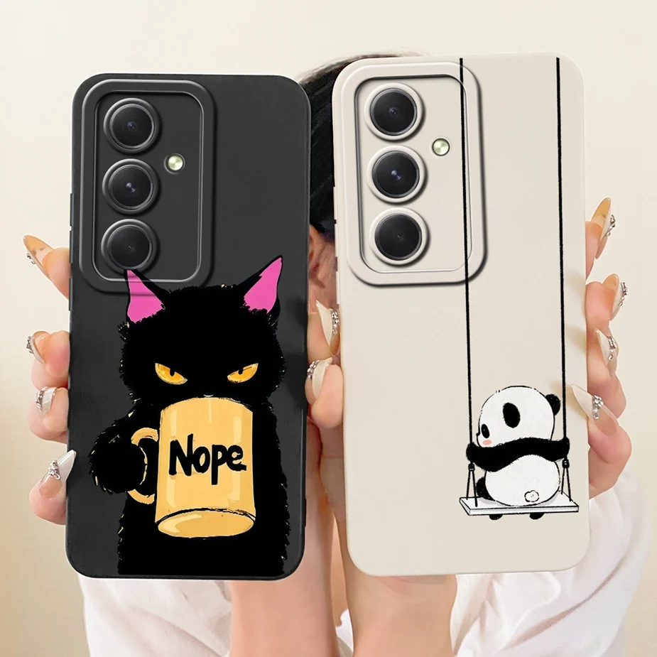 Para Samsung Galaxy M55 5G funda SM-M556B cubierta pintada de caramelo de lujo funda de silicona suave para Samsung M55s M 15 55 Galaxy M15 Fundas - imagen 4