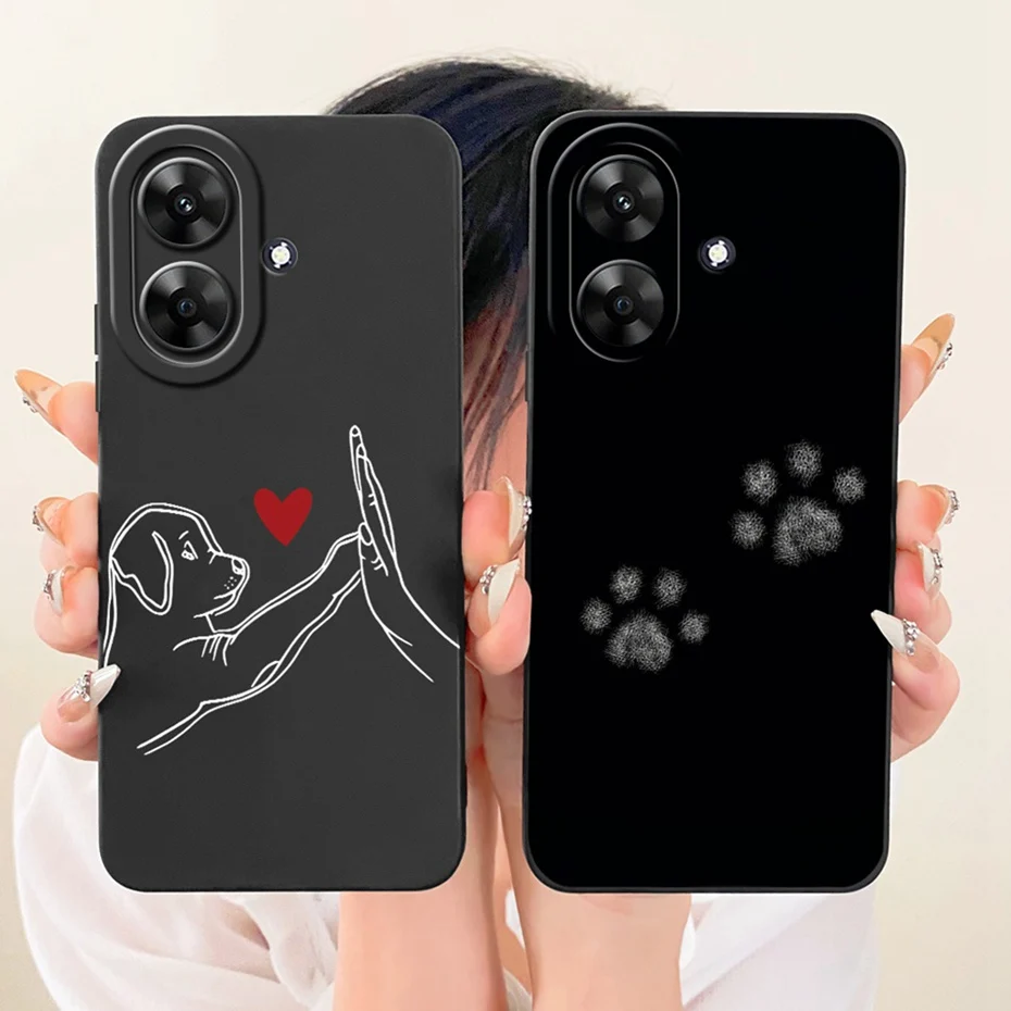 Nueva funda de teléfono de moda para Realme Note 60 60x fundas de silicona suave para Realme Note60 Note60X fundas a prueba de golpes parachoques - imagen 4
