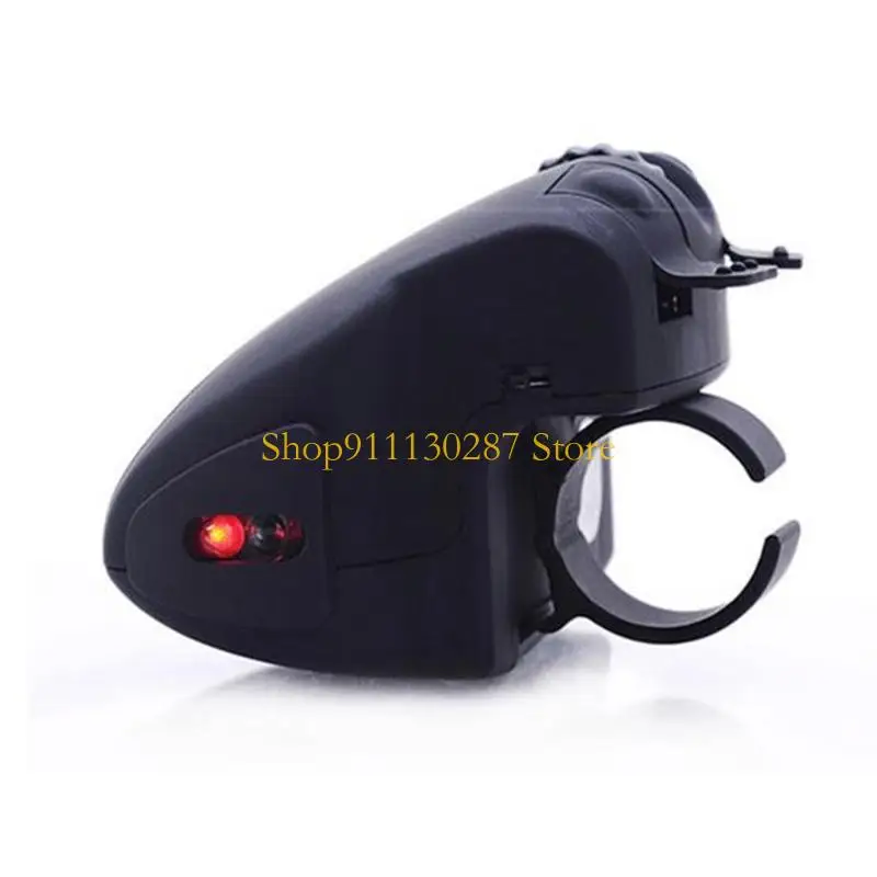 J1HC Creative Finger Ring Lazy Optical Mouse 1000DPI Finger Ring Mouse para hombres Wo - imagen 2
