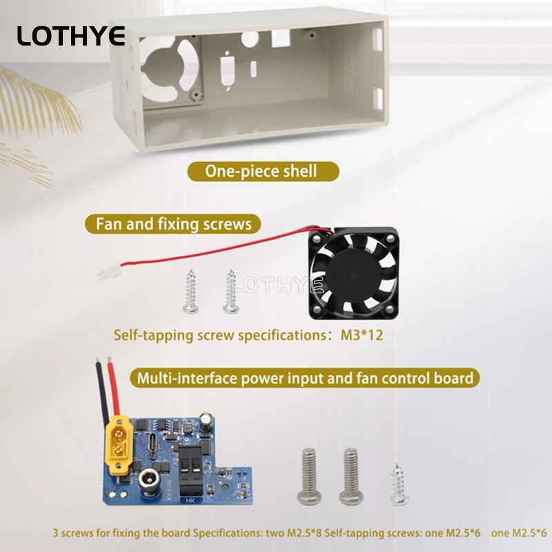 Kit de carcasa DIY para fuente de alimentación CC ajustable XY6008, módulo Buck de corriente de conmutación de fuente constante de voltaje constante LED - imagen 2