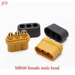 Conector MR60 3,5 mm - 3 nucleos - laton chapado en oro - ignifugo RC