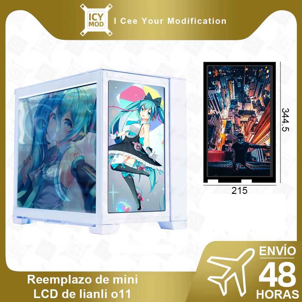 Panel Frontal LCD Lian Li O11D Mini 2K HD