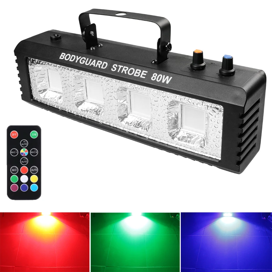 Alien Luz Estroboscópica RGB Control Remoto Discoteca - imagen 4