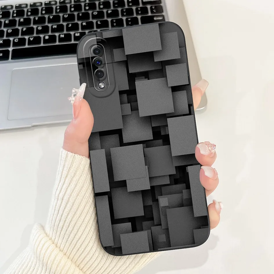 Para Samsung Galaxy A50 Funda SM-A505F Funda a prueba de golpes Funda de silicona suave pintada a la moda para Samsung A30S A50S A507F A307F Capa - imagen 5