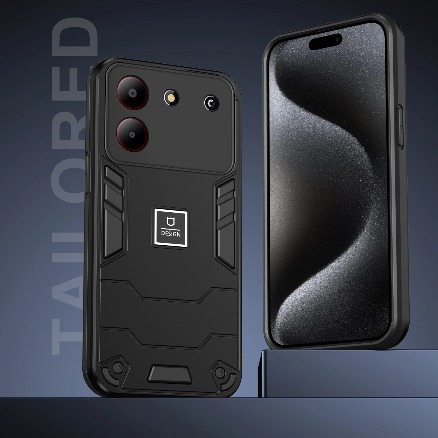 Funda de armadura para ZTE Blade A54 A 54 BladeA54, funda de lujo para cámara completa, protección de silicona A prueba de golpes, funda dura para teléfono ZTEBladeA54 Coque
