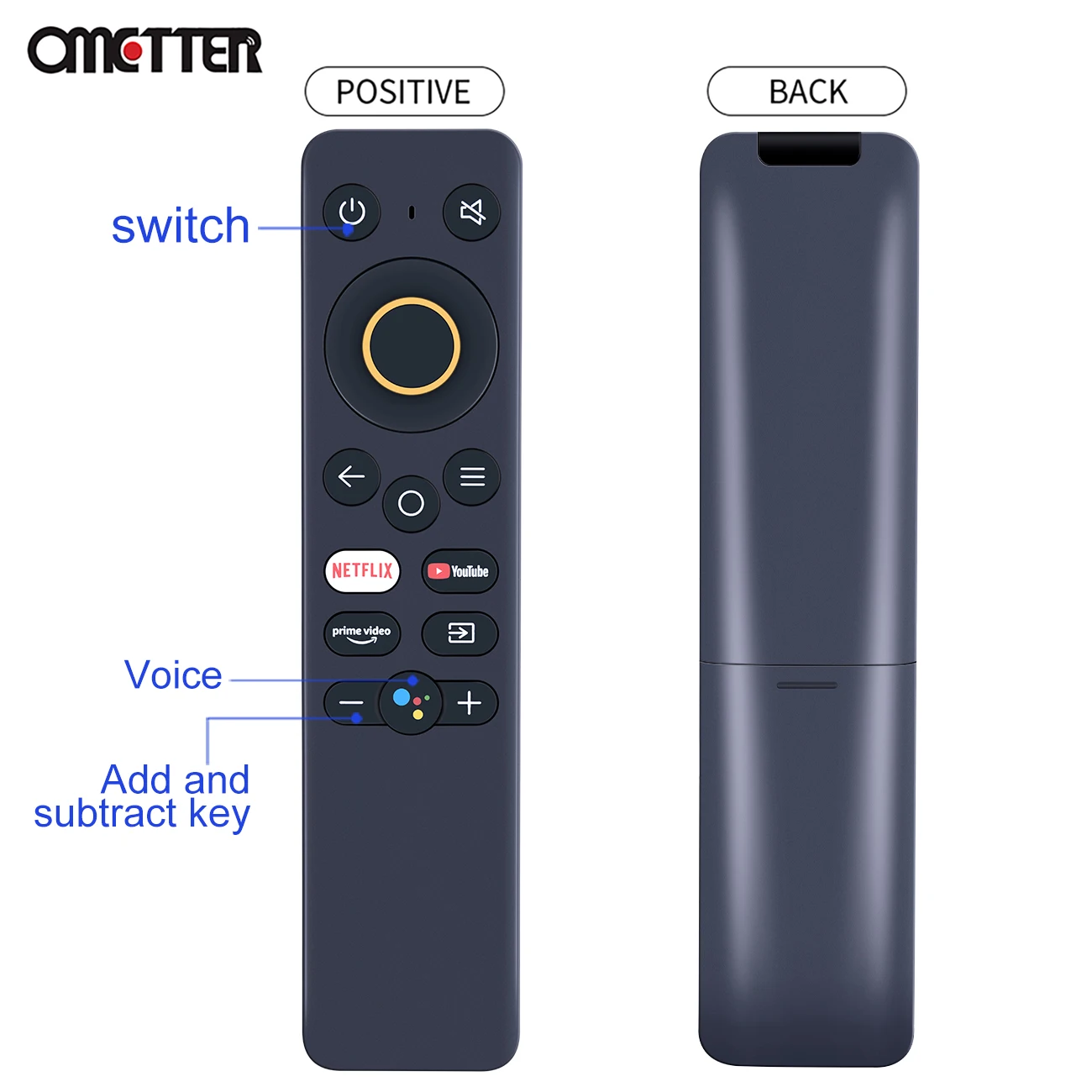 Mando a distancia CY1710 para REALME, Control remoto por voz, Bluetooth, 43, 32 pulgadas, Smart TV, Youtube, Netflix, Prime - imagen 5