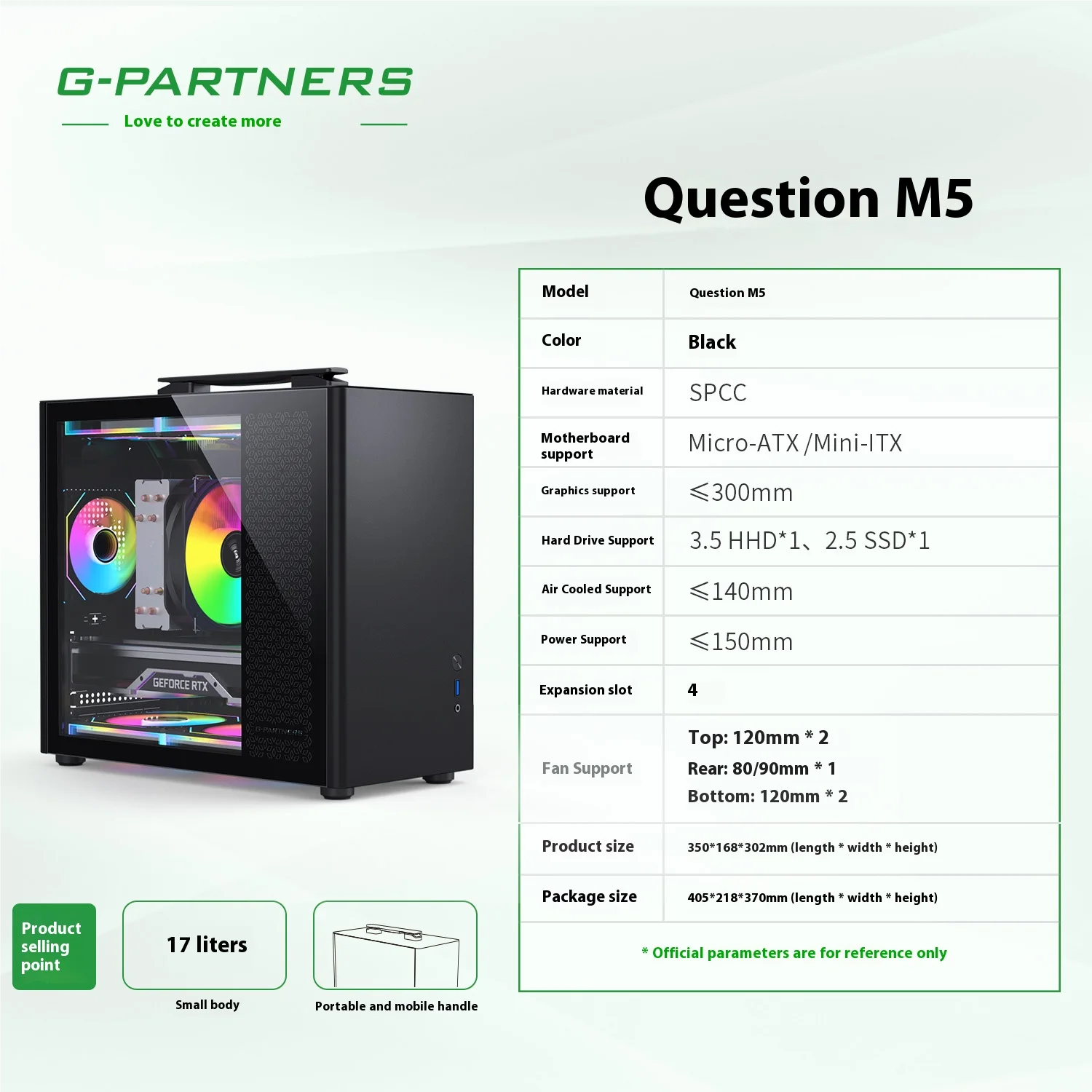 Question M5 funda de PC M-ATX caja de ordenador portátil placa base ITX ATX/SFX fuente de alimentación soporte U3 escritorio MINI chasis pequeño - imagen 4