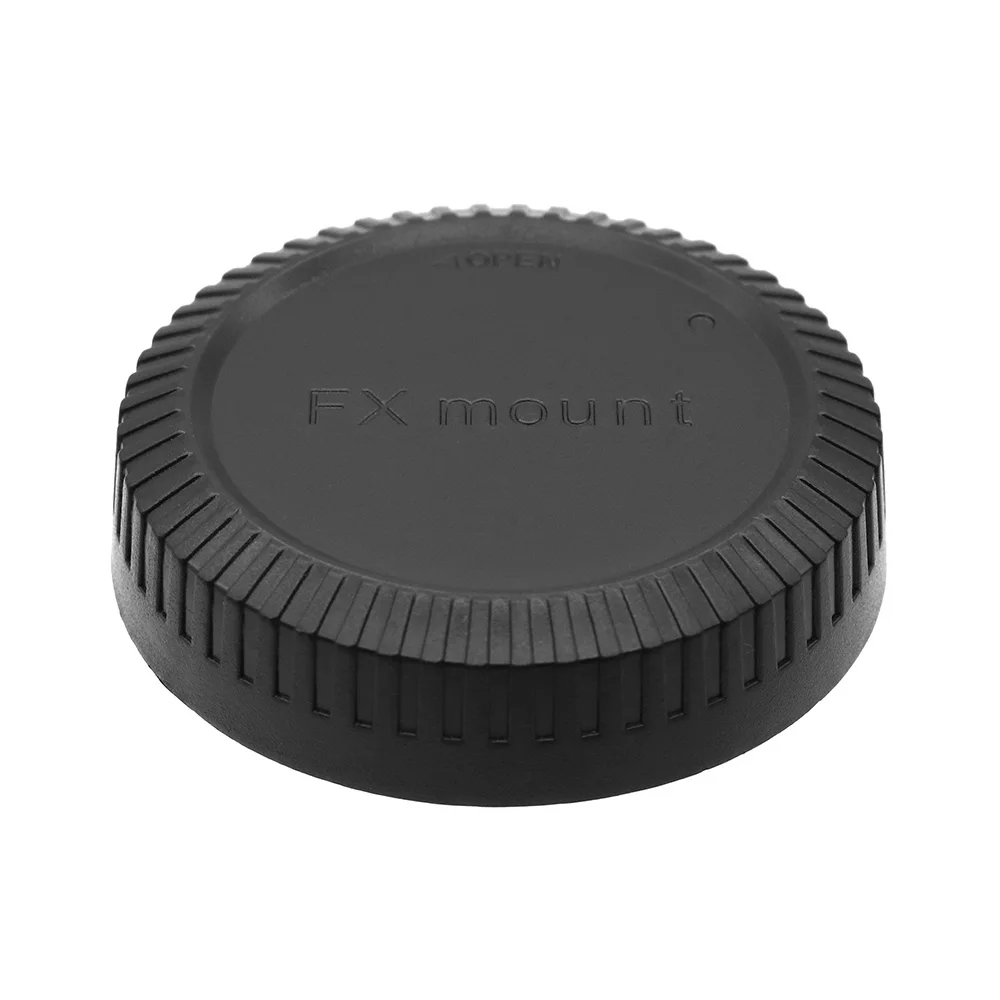 Para Fujifilm X montaje tapa trasera de lente o tapa del cuerpo de la cámara o juego de tapas tapa de lente negra de plástico para la serie XA XT XE XS XH Xpro - imagen 3