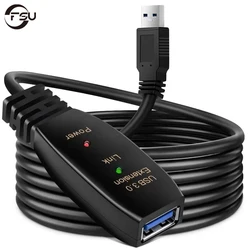 Extensor USB 3.0 Activo Tipo A Macho-Hembra para Datos y Cámaras