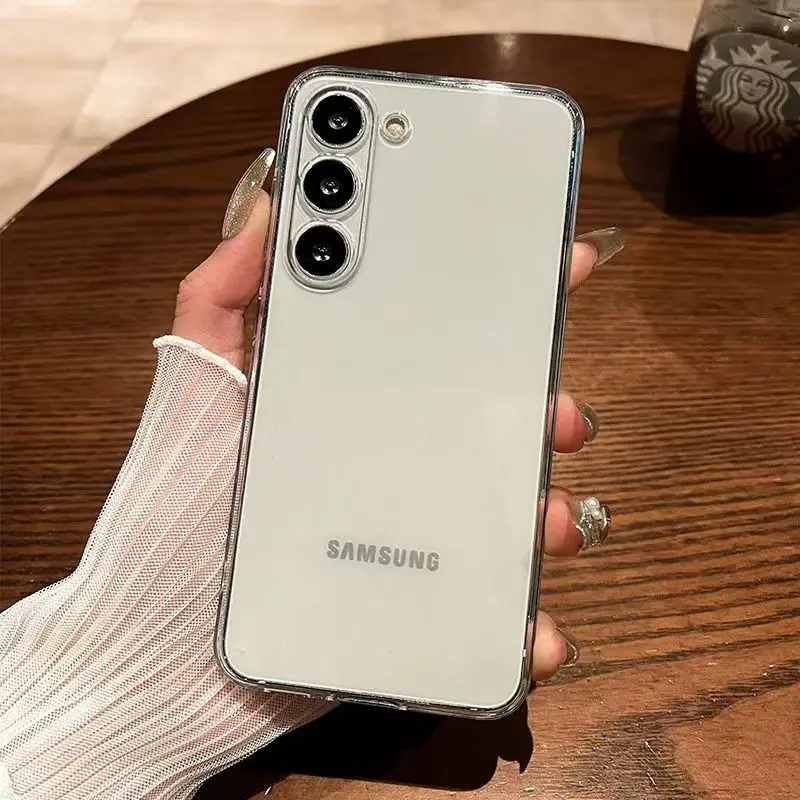 Funda de teléfono de silicona de alta claridad para Samsung Galaxy A15 A25 A35 A55 A05 A05S A06 A16 A26 A36 A56 funda transparente ultrafina - imagen 3