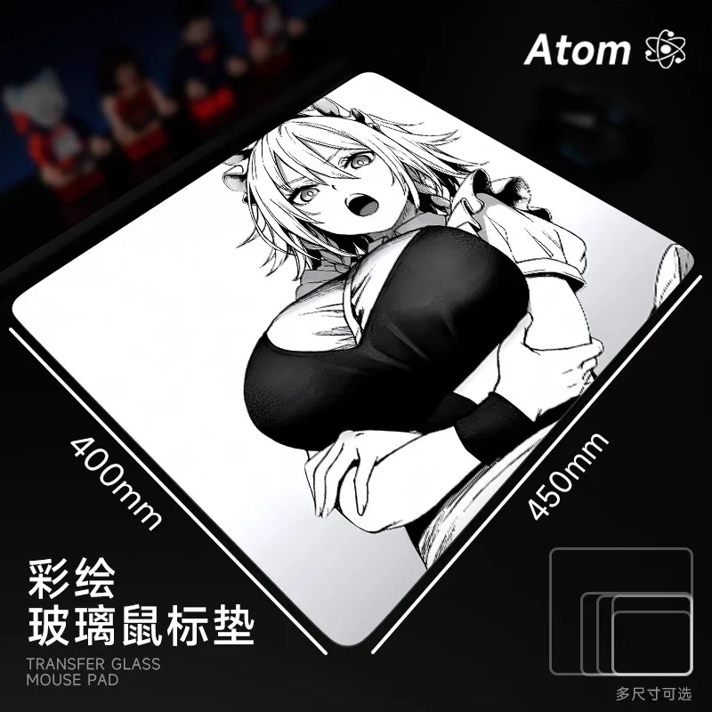 Alfombrilla de ratón de vidrio fotovoltaico templado suave FPS Esports 3,2mm alfombrilla de escritorio grande para juegos patrón personalizable accesorios para jugadores - imagen 2