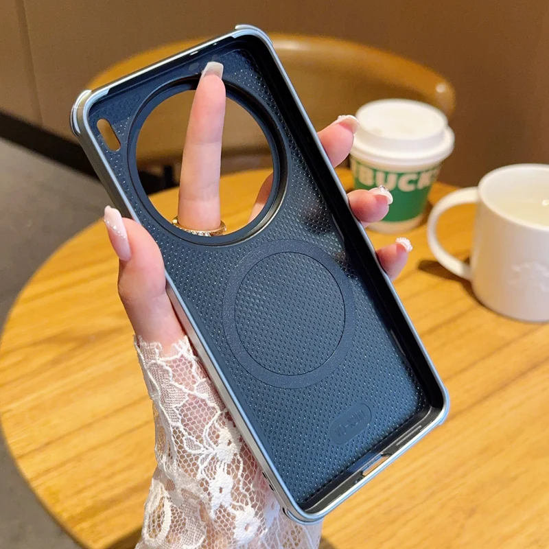 Funda para VIVO X200 Ultra X200Pro Mini cubierta dura acanalada magnética anticaída para VIVO X200S X200Pro parachoques a prueba de golpes - imagen 4