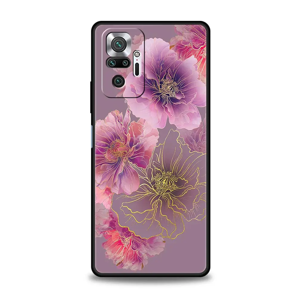 Funda de teléfono con pintura de lavado de tinta para Xiaomi Redmi Note 14 13 12 5G 11 10 Pro Plus 4G 9S 9 14C 13C 12C 10C 9C 9A - imagen 4