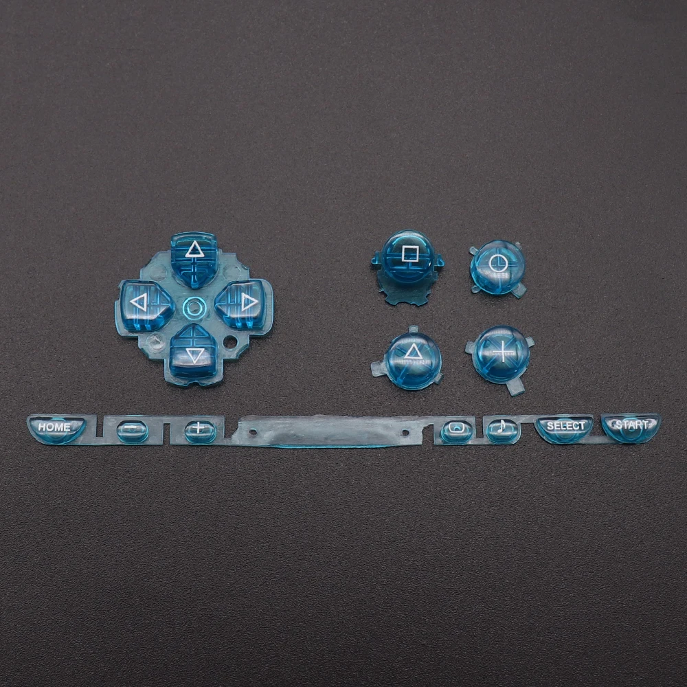 Rubber Conductive R L button repair part for psp1000 PSP 1000 Left Right Buttons Key pad Set Repair buttons - imagen 5