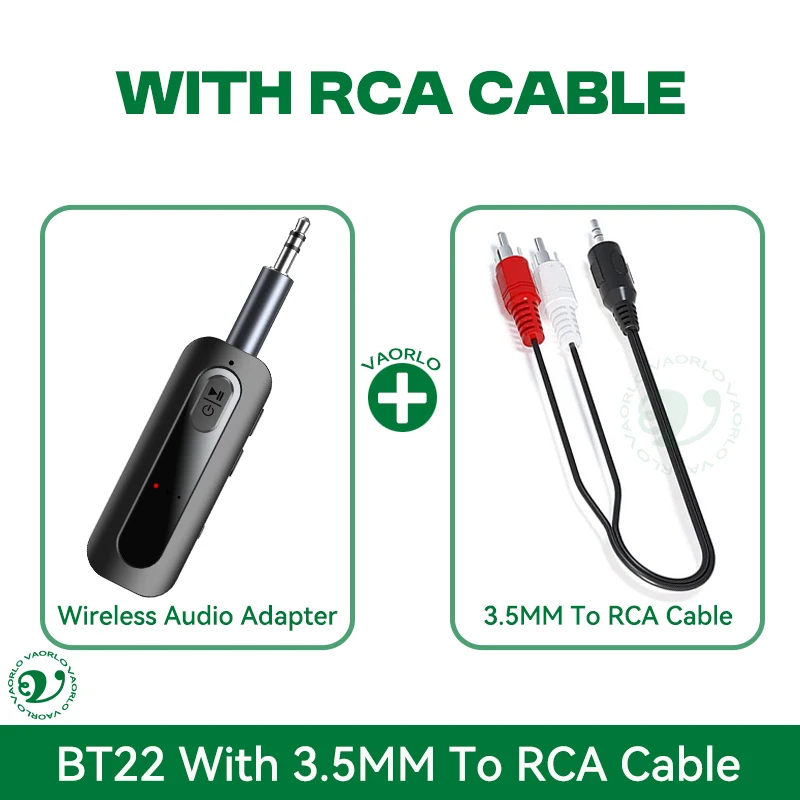 With RCA Cable
