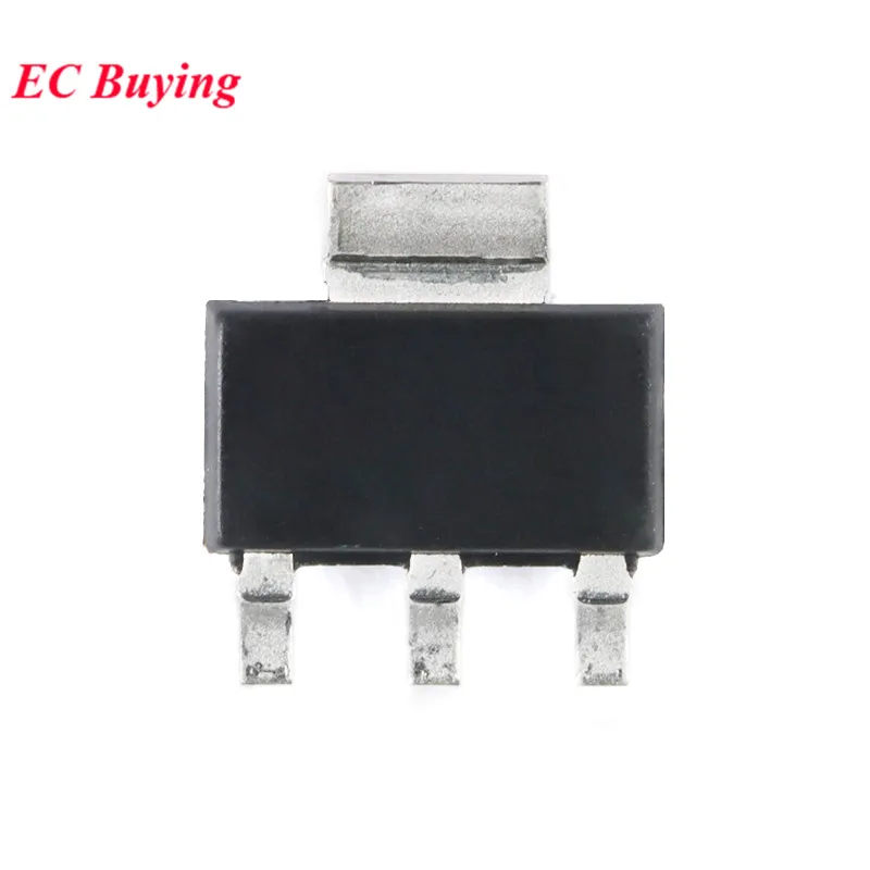 10 Uds AMS1117-3.3 AMS1117 SOT-223 SOT223 salida 3,3 V/1A regulador lineal de baja caída LDO IC Chip - imagen 4