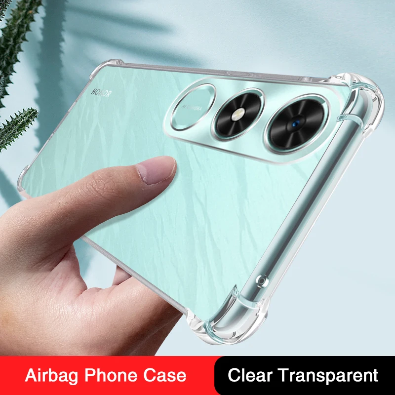 Funda de teléfono Airbag para Honor Play9C Play 9C 5G JDY-AN00 simplicidad suave transparente protección de lente de silicona cubierta trasera Original Fundas