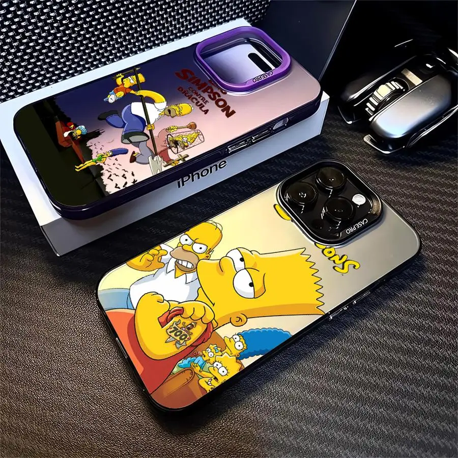 Funda de teléfono con dibujos divertidos de SimpsonS para Xiaomi Redmi 9C 14C 10 Note 9 Pro A2 Plus A1 9T 12 5G 13C, funda trasera suave - imagen 3