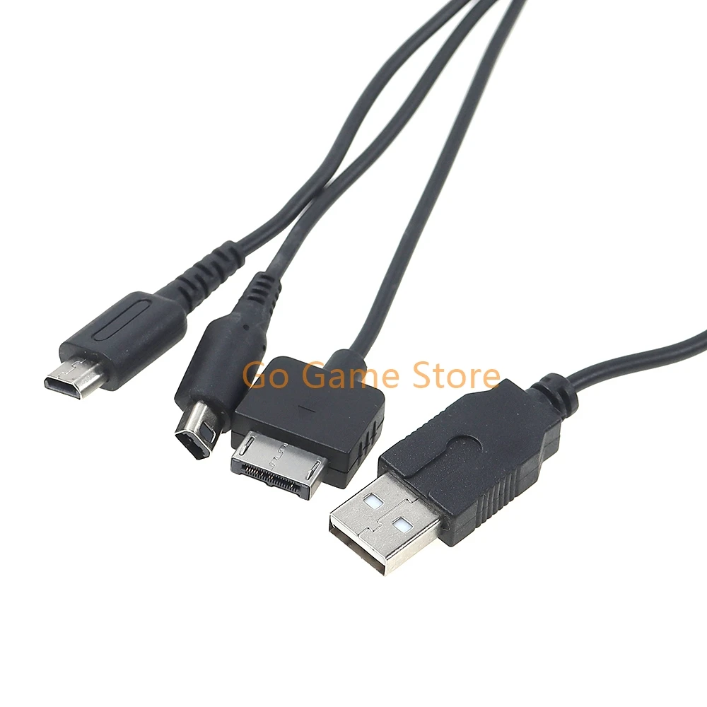 1 unidad para Nintendo NDSL / NDS NDSI XL 3DS / PSV1000 3 en 1 cables de carga del cargador USB