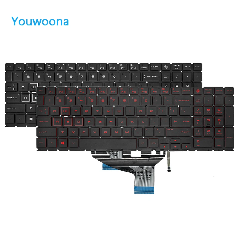 Nuevo teclado Original para ordenador portátil HP OMEN 4 5 Pro 15-DC 15-DH TPN-Q211 TPN-C143