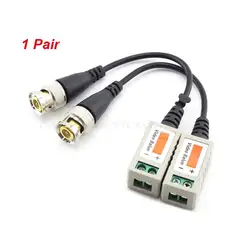 Balun Vídeo Pasivo Cat5 CCTV – Transceptor BNC UTP Trenzado