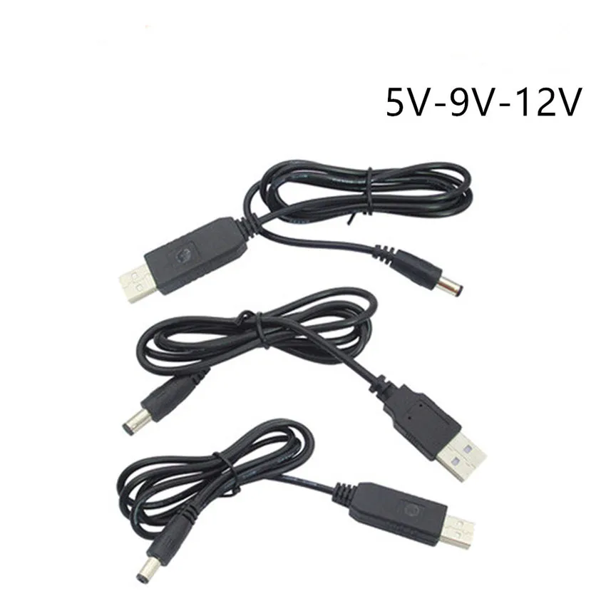 Cable adaptador de módulo de aumento de potencia USB, enchufe de 2,1x5,5mm para módem TPlink ADSL de enrutador, 5V a 9V / 12V - imagen 3