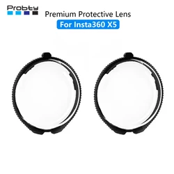 Probty Protector de lente Insta360 X5 – Vidrio óptico antirrayas