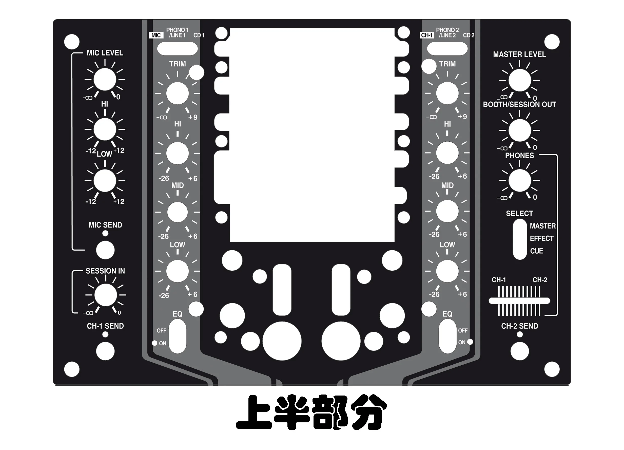 Pioneer DJM-909 djm909 Película protectora para panel mezclador, pegatina colorida personalizada Djm909, no un panel de hierro - imagen 4