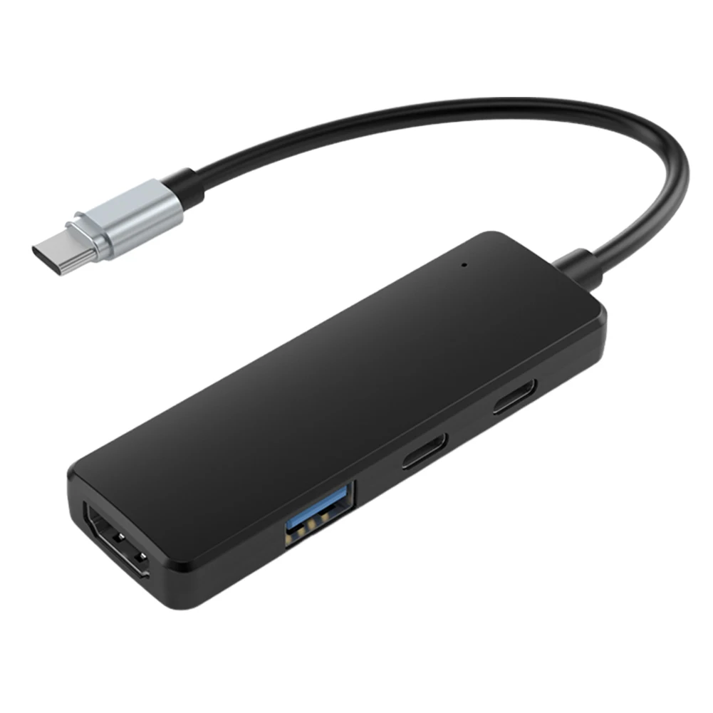 HUB USB 3,0 2,0 con 4 puertos tipo C, adaptador multipuerto Compatible con HDMI, 4K, PD, 100W, para MacBook Pro Air - imagen 4