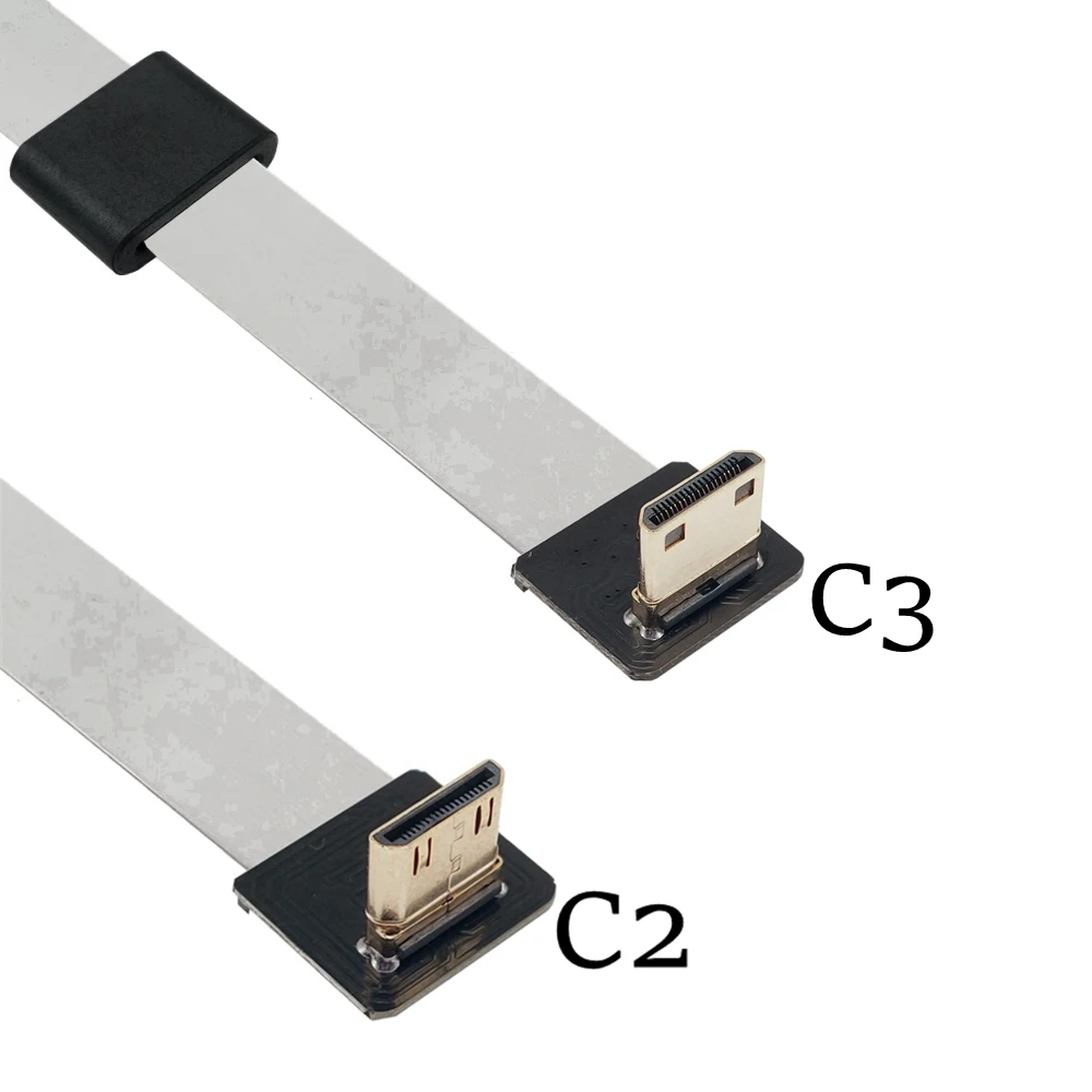 Mini HD DJI cardán cable de transmisión de imagen codo ultrafino fotografía aérea plana MICRO HDMI micro video cable de alta definición - imagen 5