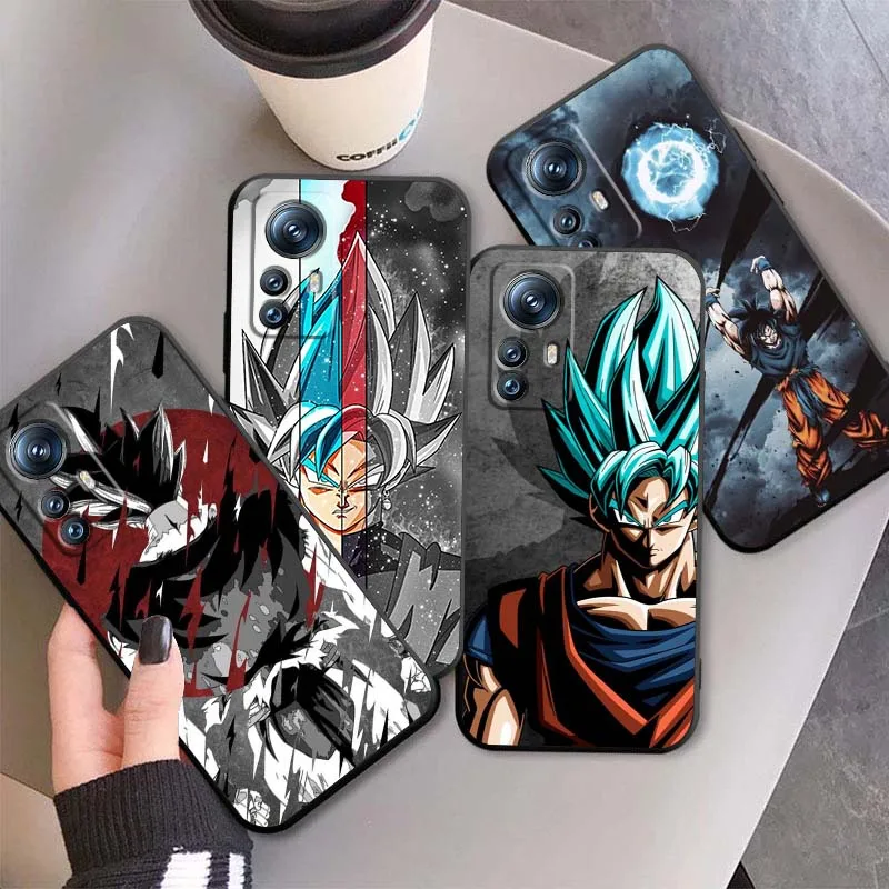 D-Dragon Ball Logo Japan Goku Phone Case For Xiaomi Mi 15 14 13 13T 12 12T 12S 11 11i 11T Pro Ultra Lite 5G Black Soft Cover
